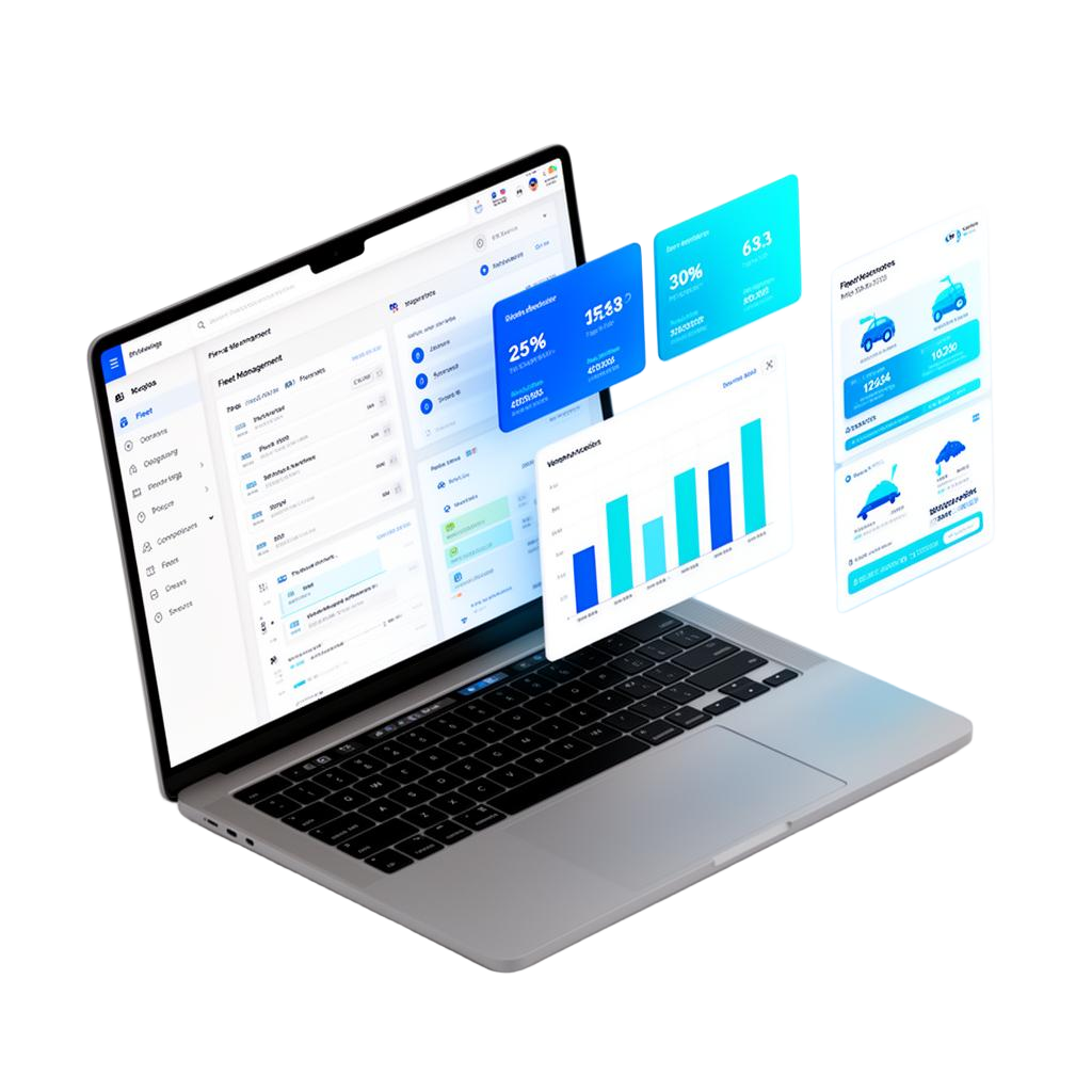 Dashboard AEGIS — visão 3D da plataforma de gestão de frota